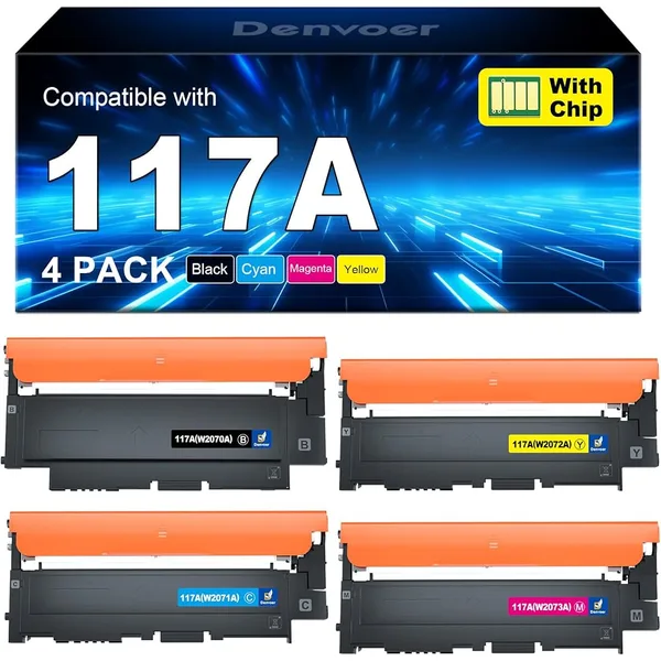 Denvoer 117A Toner Cartridges